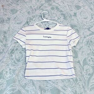 Striped Los Angeles Tee